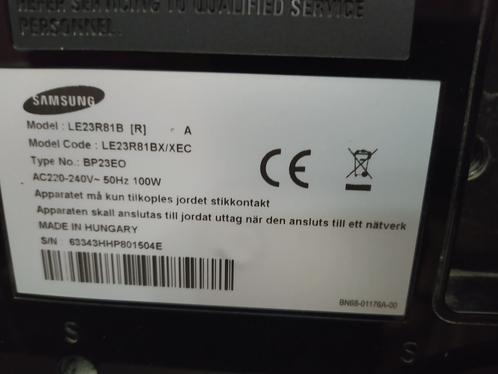 Tv Lcd Samsung 23 polegadas