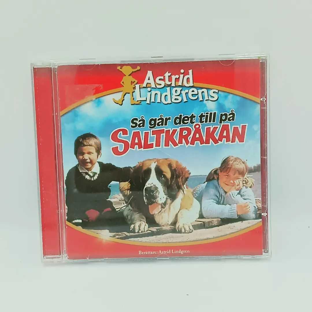 Płyta z audiobukiem szwedzkim Så går det till på Saltkråkan Lindgren