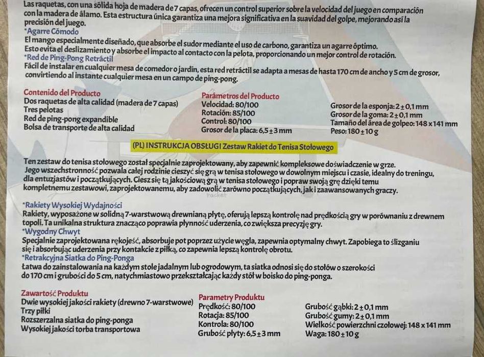 PING PONGA tenisa stołowego siatka rakietki PIŁKI ETUI PREZENT DZIECKA