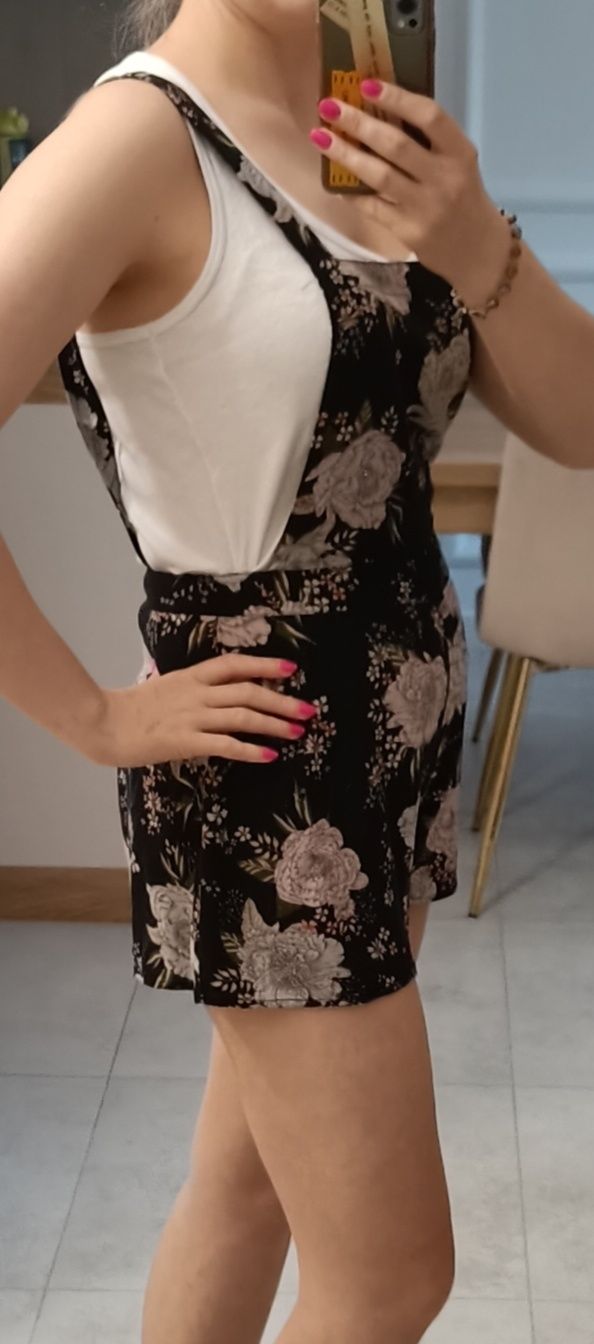 Ogrodniczki krótkie spodenki H&M 38 M wiskoza