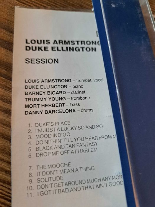 Louis Armstrong Duke Ellington Sessions kaseta magnetofonowa
