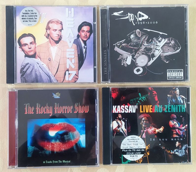 Vários CDs - vários preços