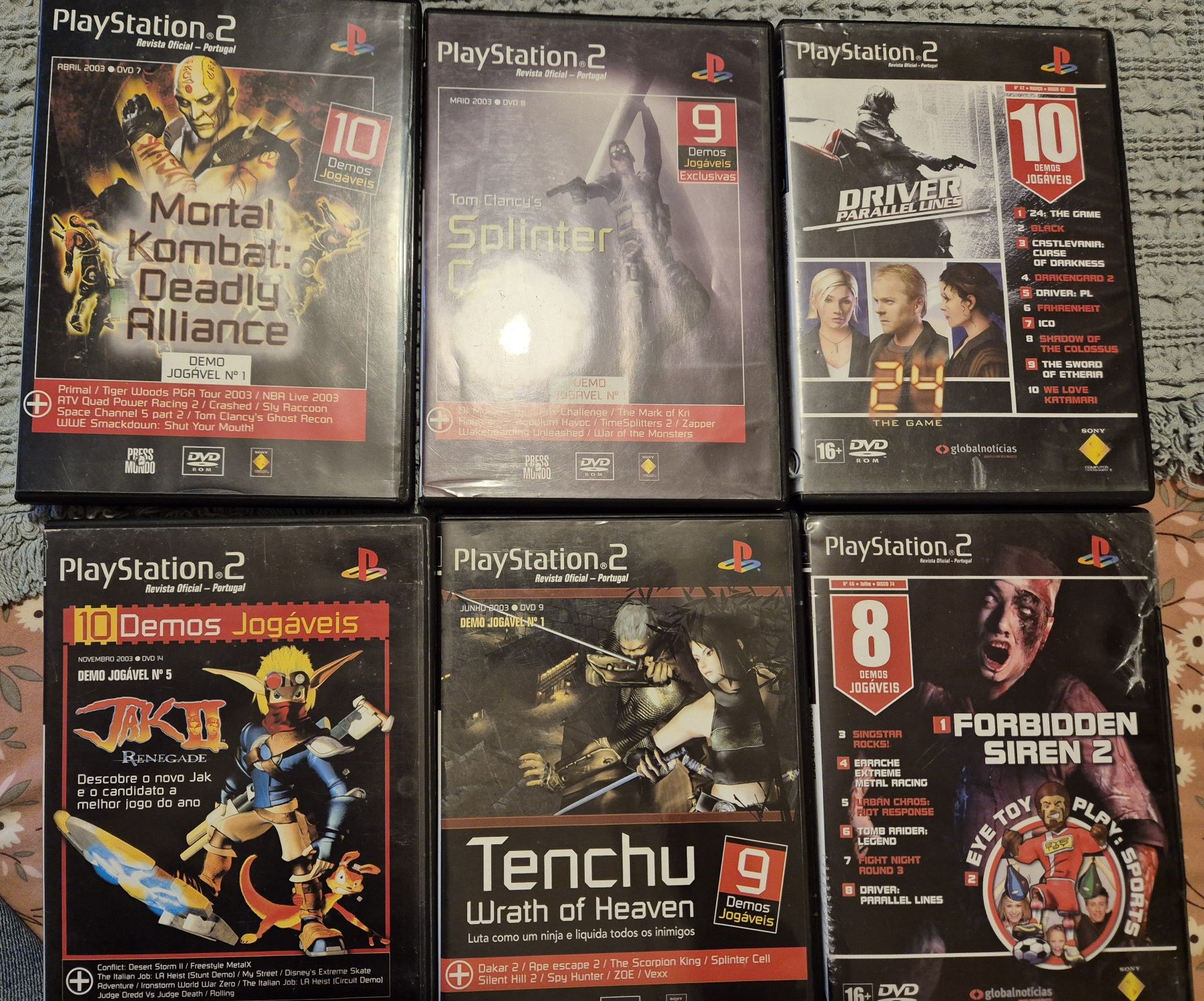 Demos PS2 playstation 2