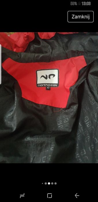 Kurtka czerwona roz. 42/XL