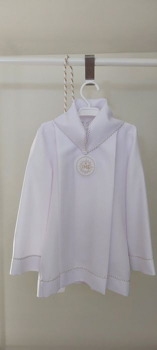 Strój komunia alba spodnie chłopiec