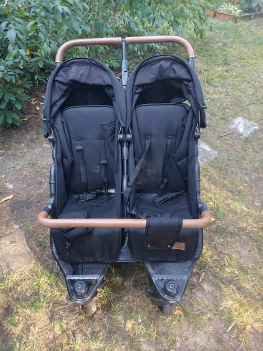 wózek bliźniaczy Kees Twin K2 Plus Czarny