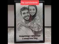 Ramka z personalizowanym zdjęciem Prezent na dzień Taty
