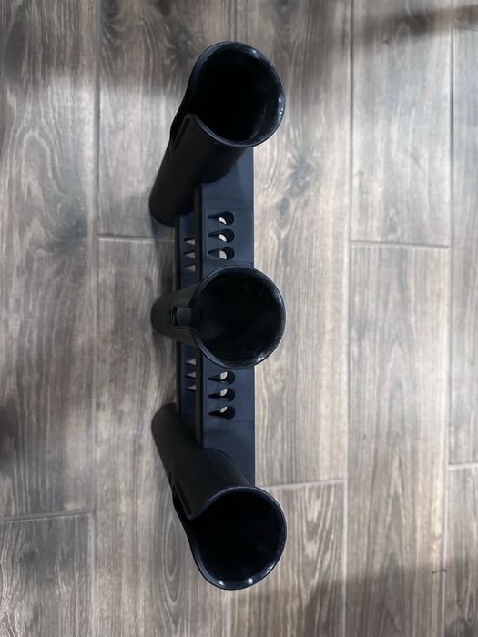 Montaż na 3 wędki do łodki, belly boat