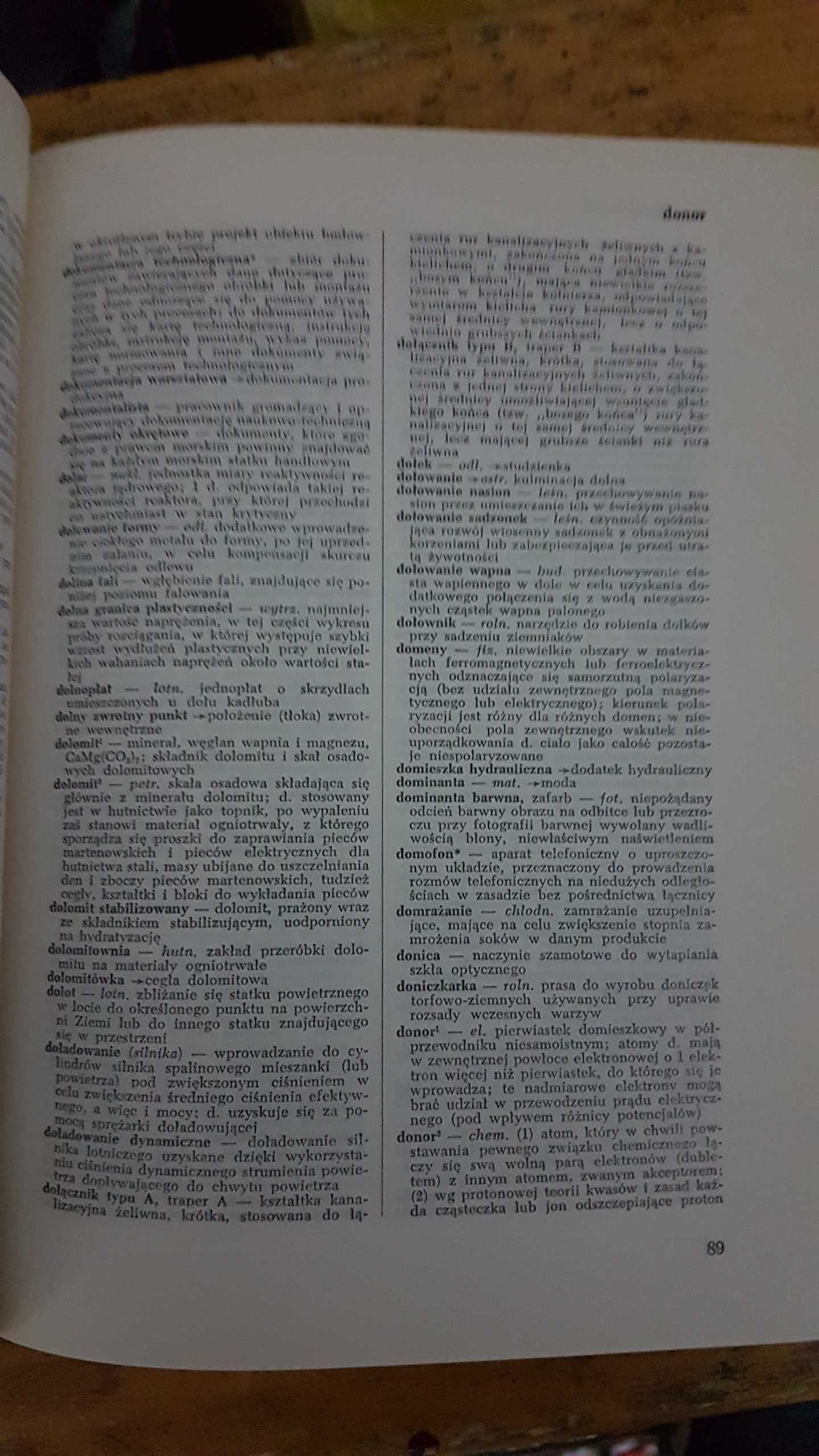 encyklopedia słownik techniczny 1967 rok
