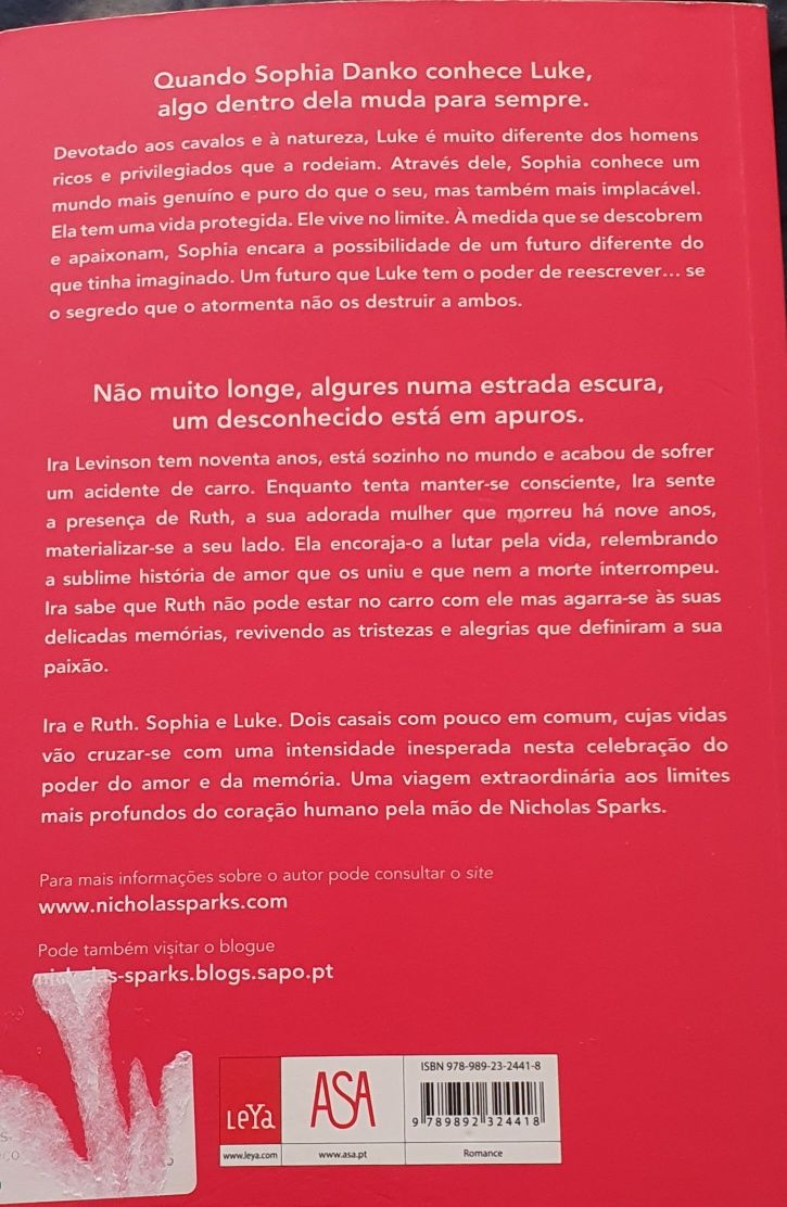 Nicholas Sparks "Uma Vida a Teu Lado"