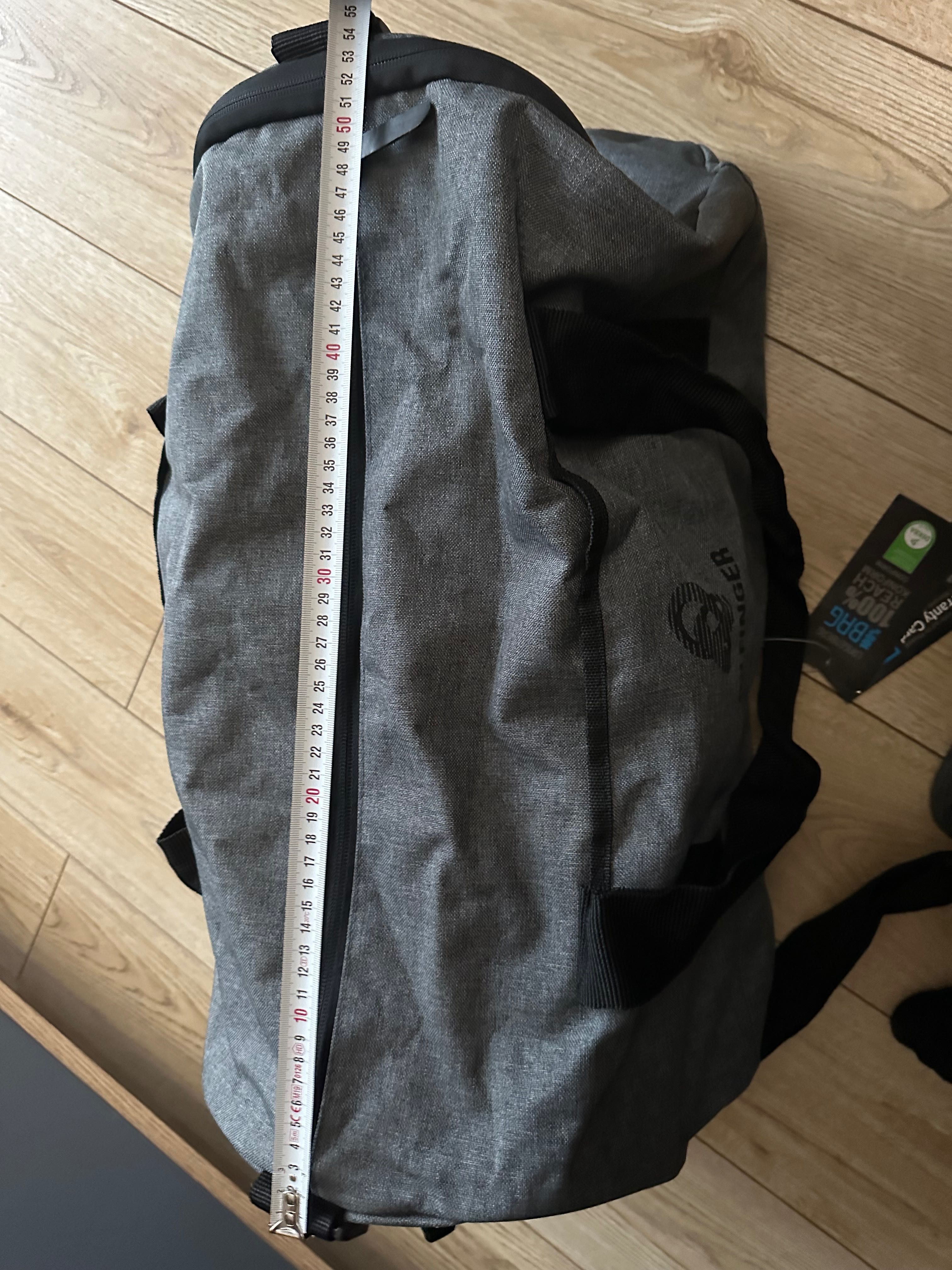 Torba podróżna z metką, na siłownię nowa, nie używana, 40 l