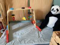Ikea Leka drewniana baby gym stojak z zabawkami dla maluszka