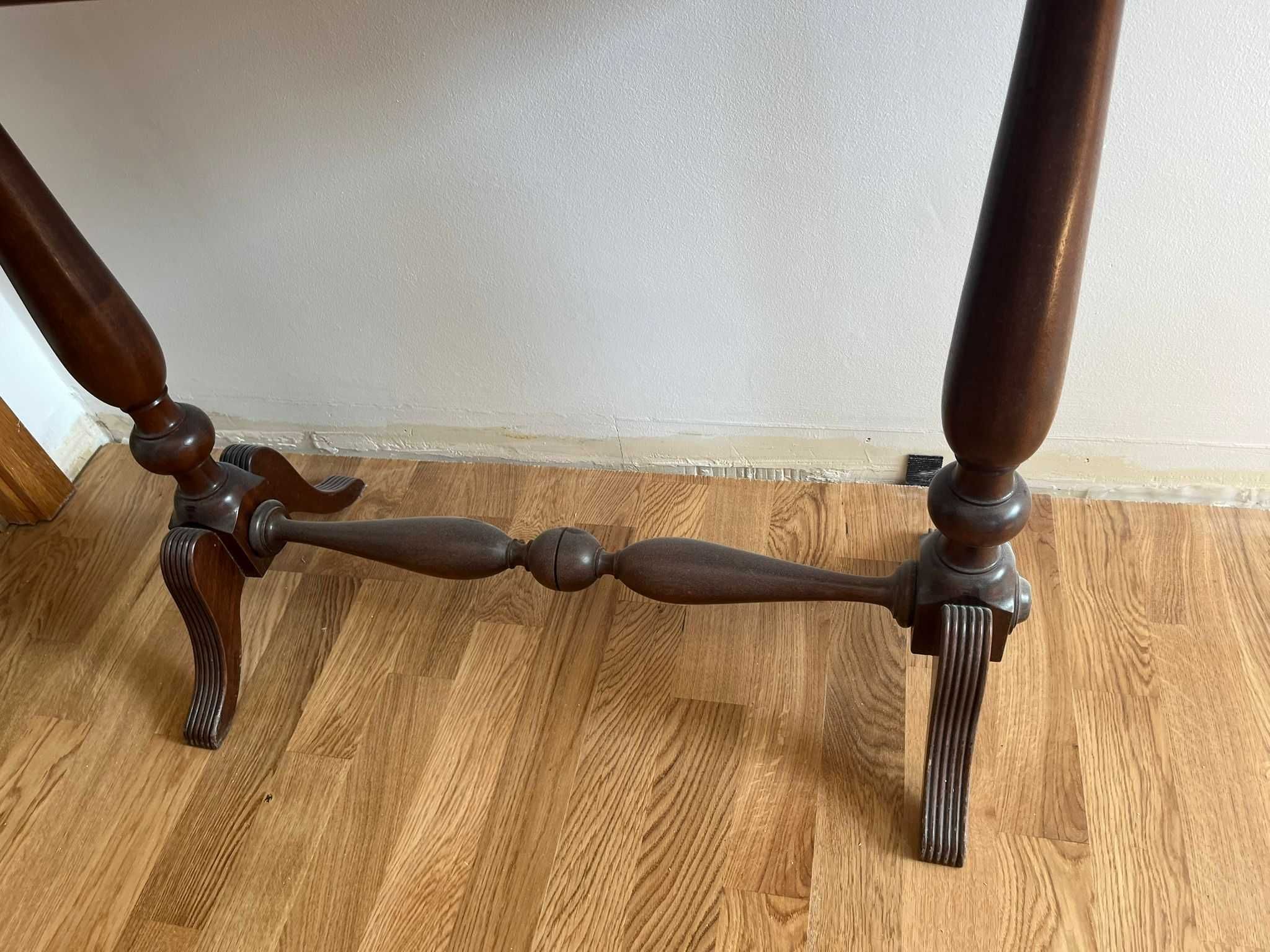 Mesa de Apoio Restaurada com 2 Gavetas - 100*34cm