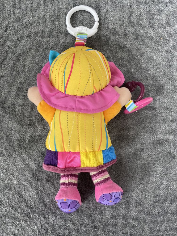 Miękka kolorowa lalka sensoryczna LaMaze Tomy