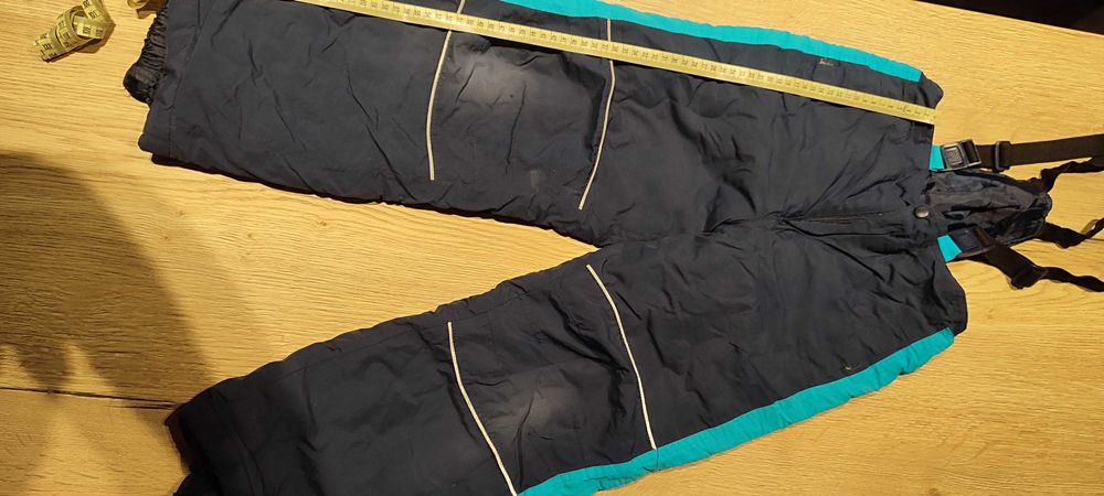 chłopięce spodnie zimowe ocieplane 134