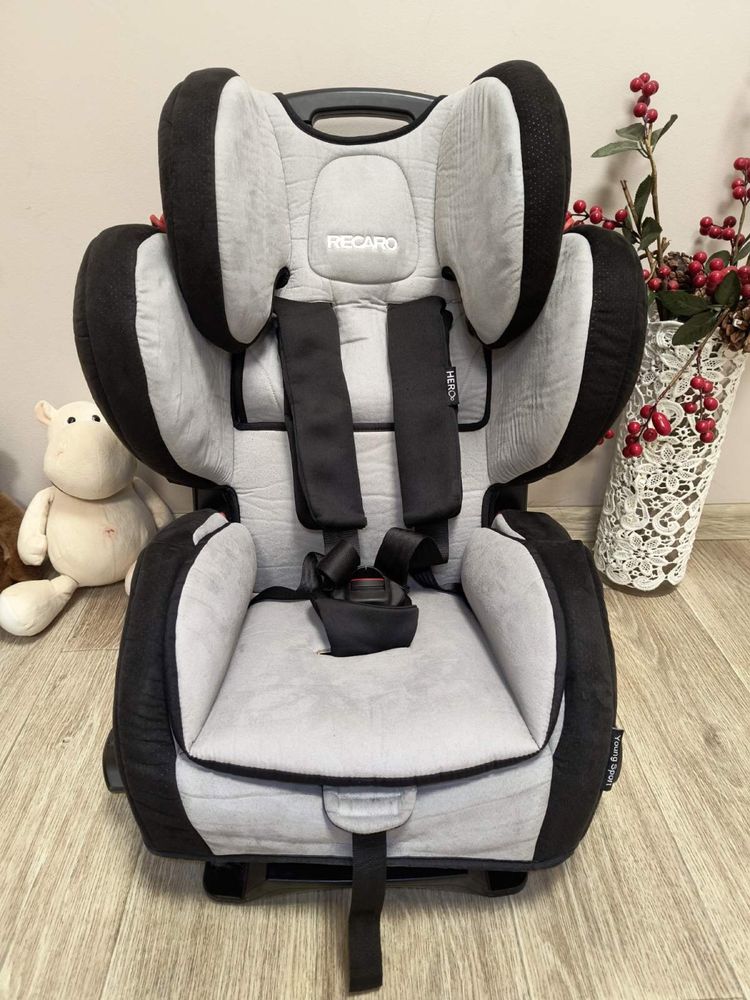 Автокрісло Recaro Young Sport Hero Група 1/2/3 (9-36 кг) автокресло