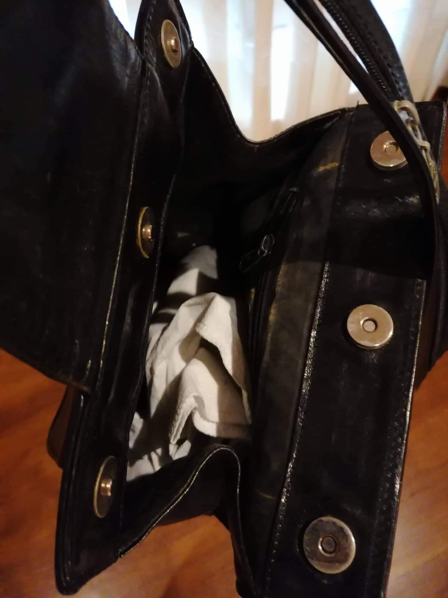 Mochila em pele genuína
