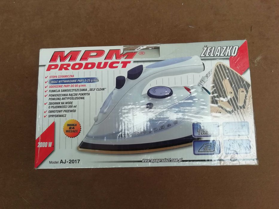 Żelazko parowe MPM Product nowe