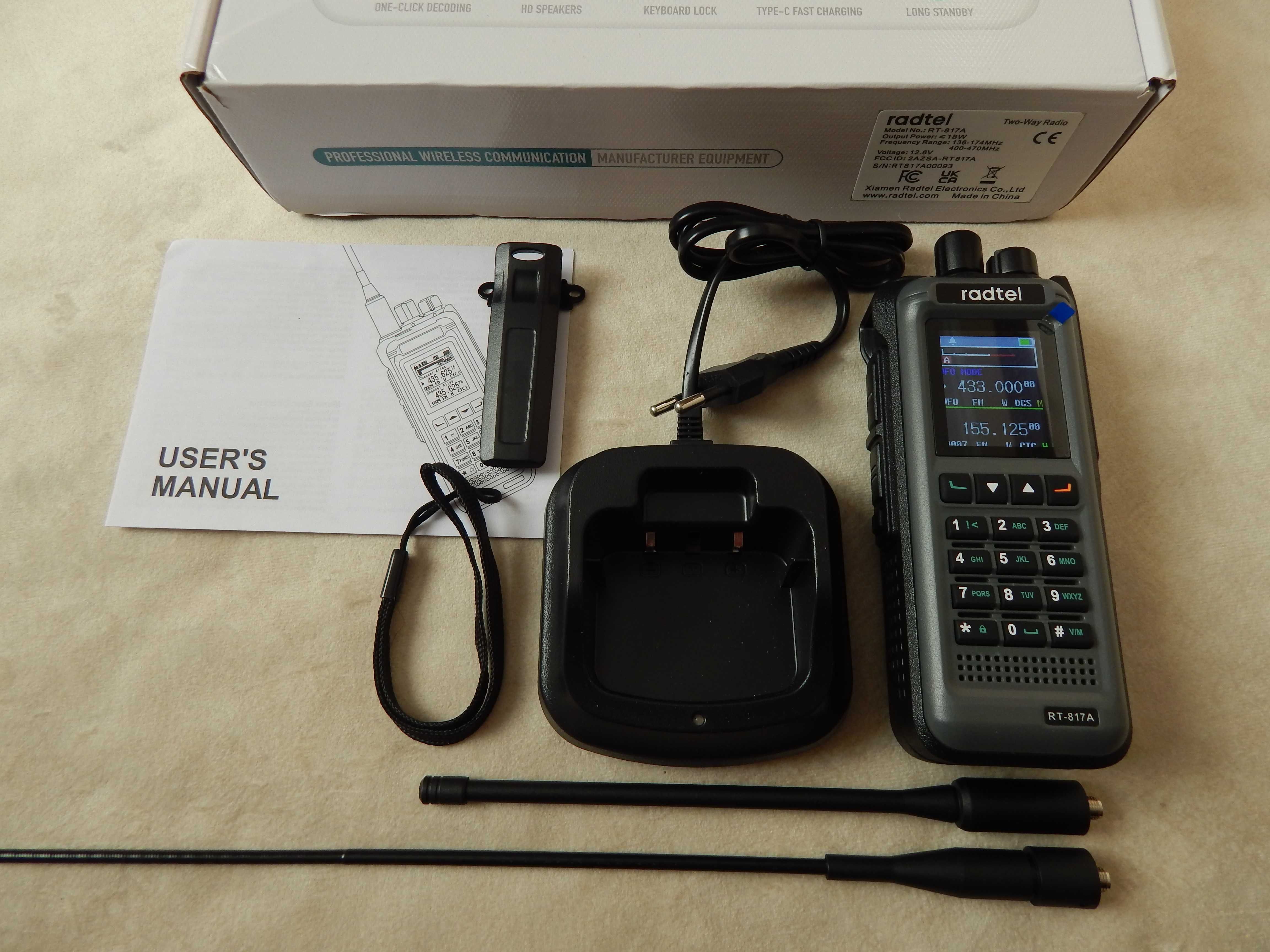 Рация Radtel RT-817А  18w