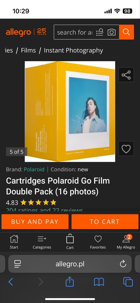 Polaroid Go Film