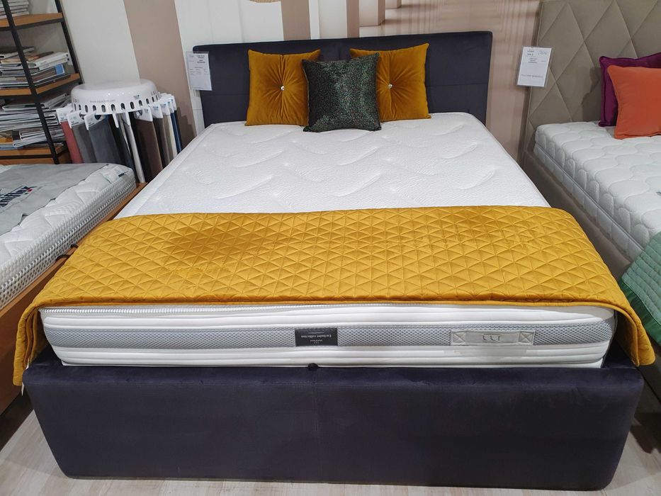 Łóżko 160/200 VERO Fiore typ 03  wys. 42 Black Days zakup BEZ VAT