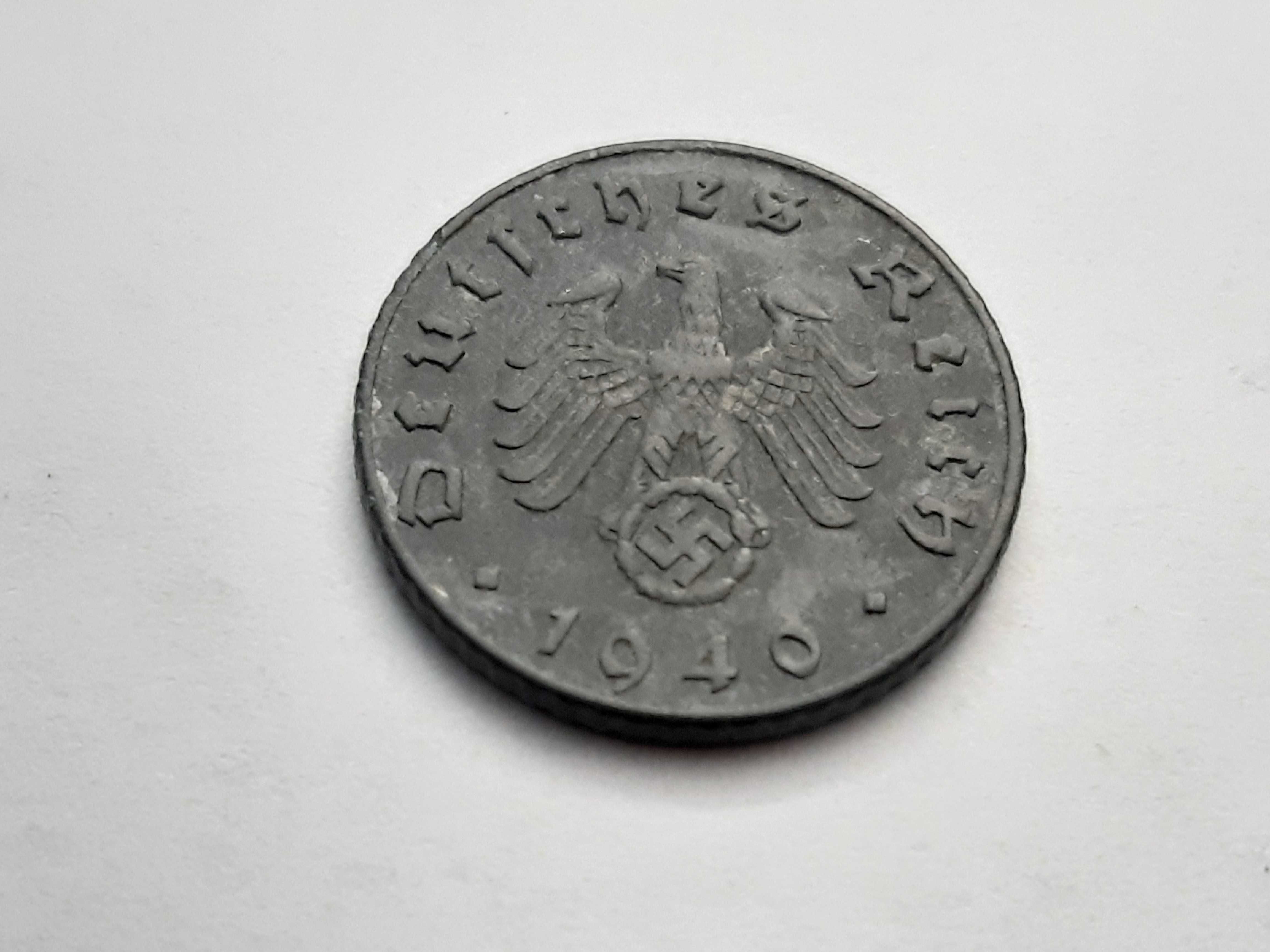 Niemcy III Rzesza 5 fenigów, pfennig 1940 rok mennica B