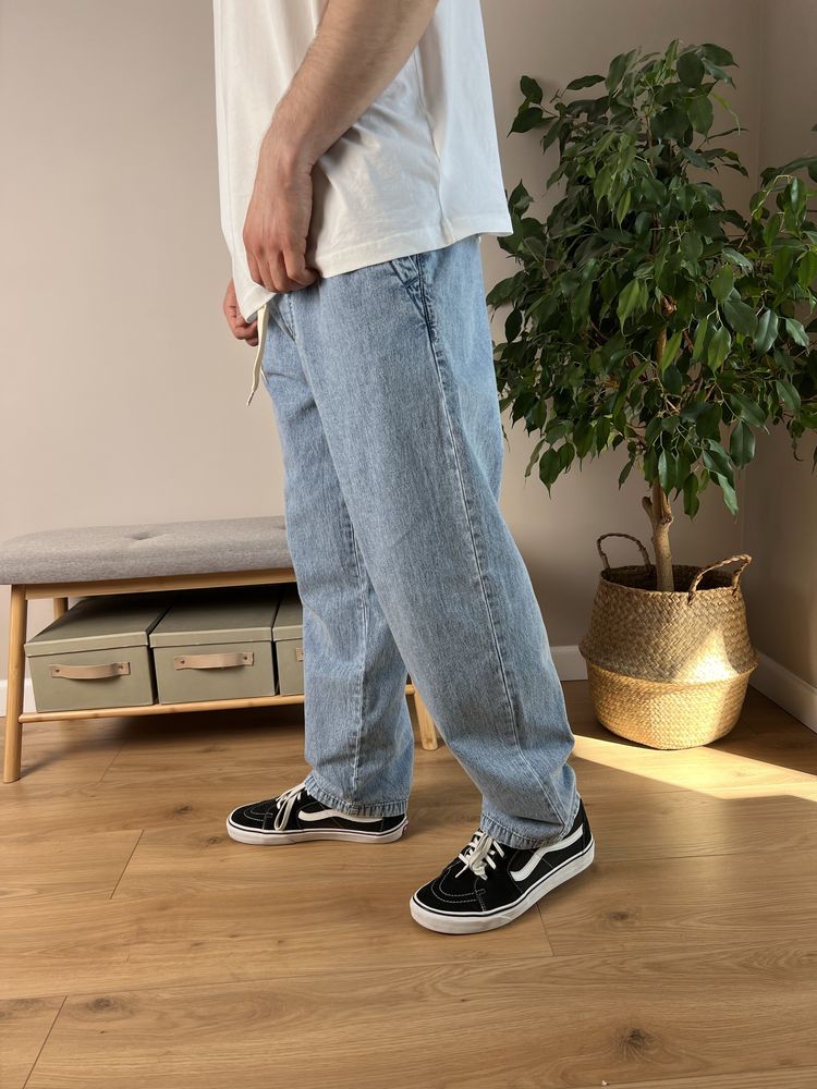 Літні легкі джинсові штани PULL&BEAR Baggy