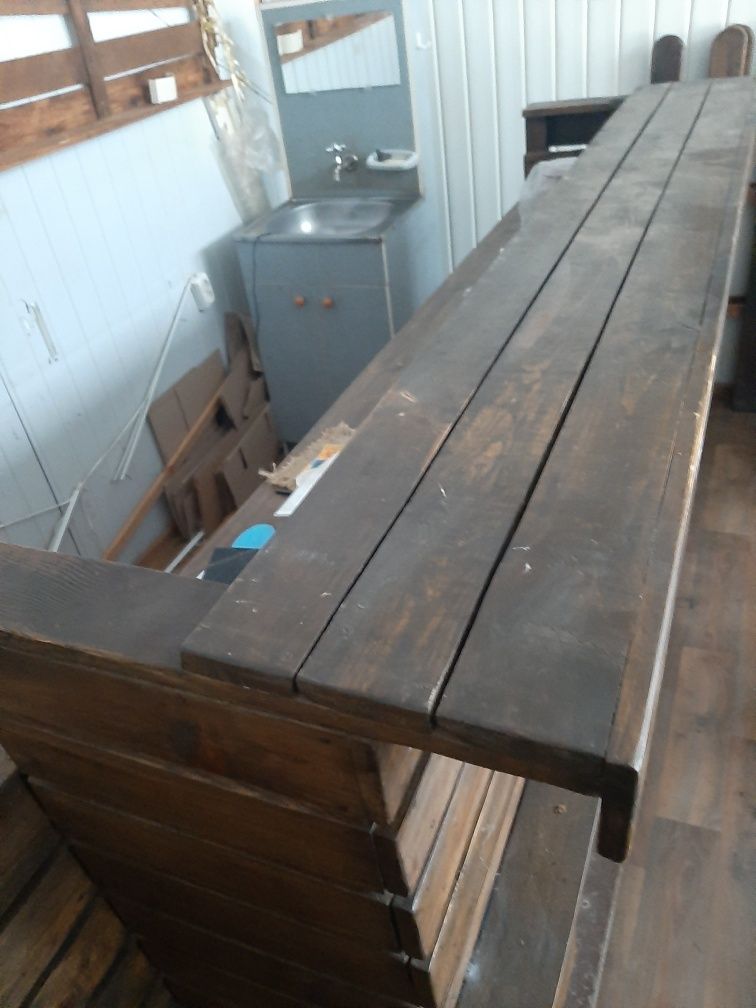 Продам комплект для кофейни Барная стойка, стулья, стол, Все из дерева