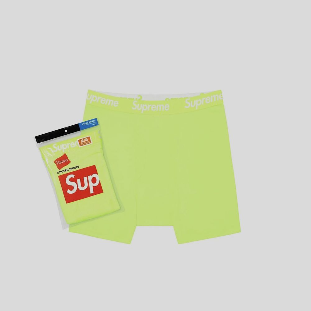 + подарунок, Оригінальні труси Supreme Hanes Boxer Briefs боксери