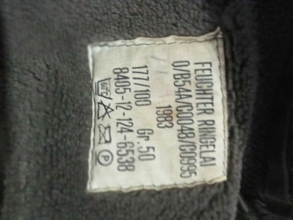 MILITAR-casaco militar de 1983 com forro duplo +cantis ultramar+