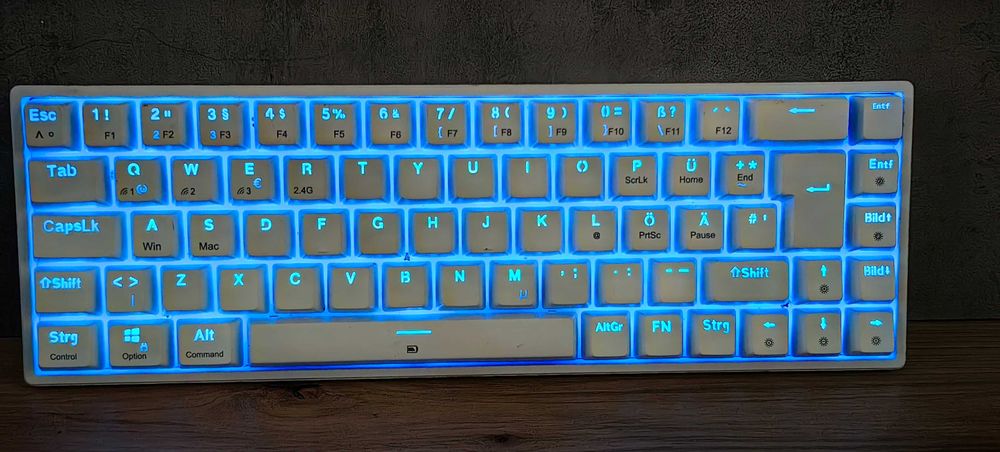 Klawiatura Mechaniczna TECURS KB510 Biała RGB