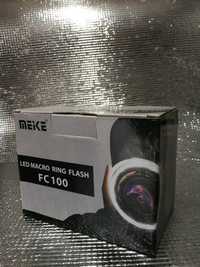 Flash Macro Anelar MEIKE MK-FC100 Universal *USADO*