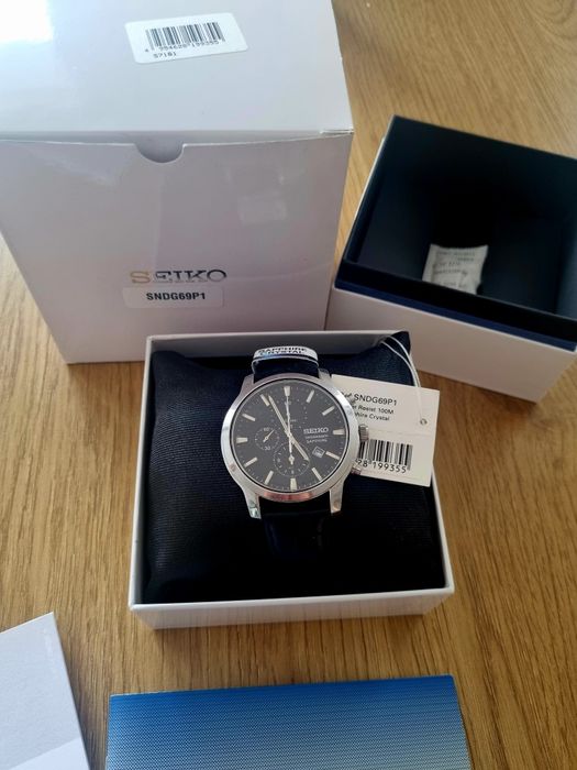 Zegarek kwarcowy Seiko Chronograph SNDG69P1 43mm