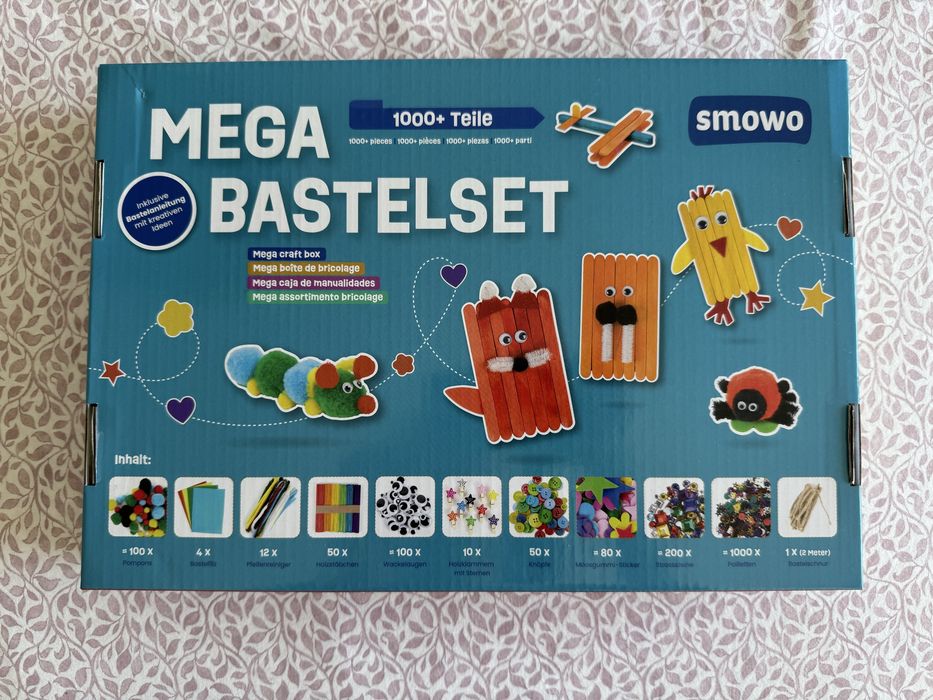 Caixa de artes para trabalhos manuais