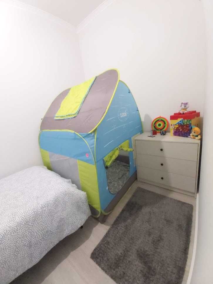 Tenda infantil Cabana de tecido multicolorido