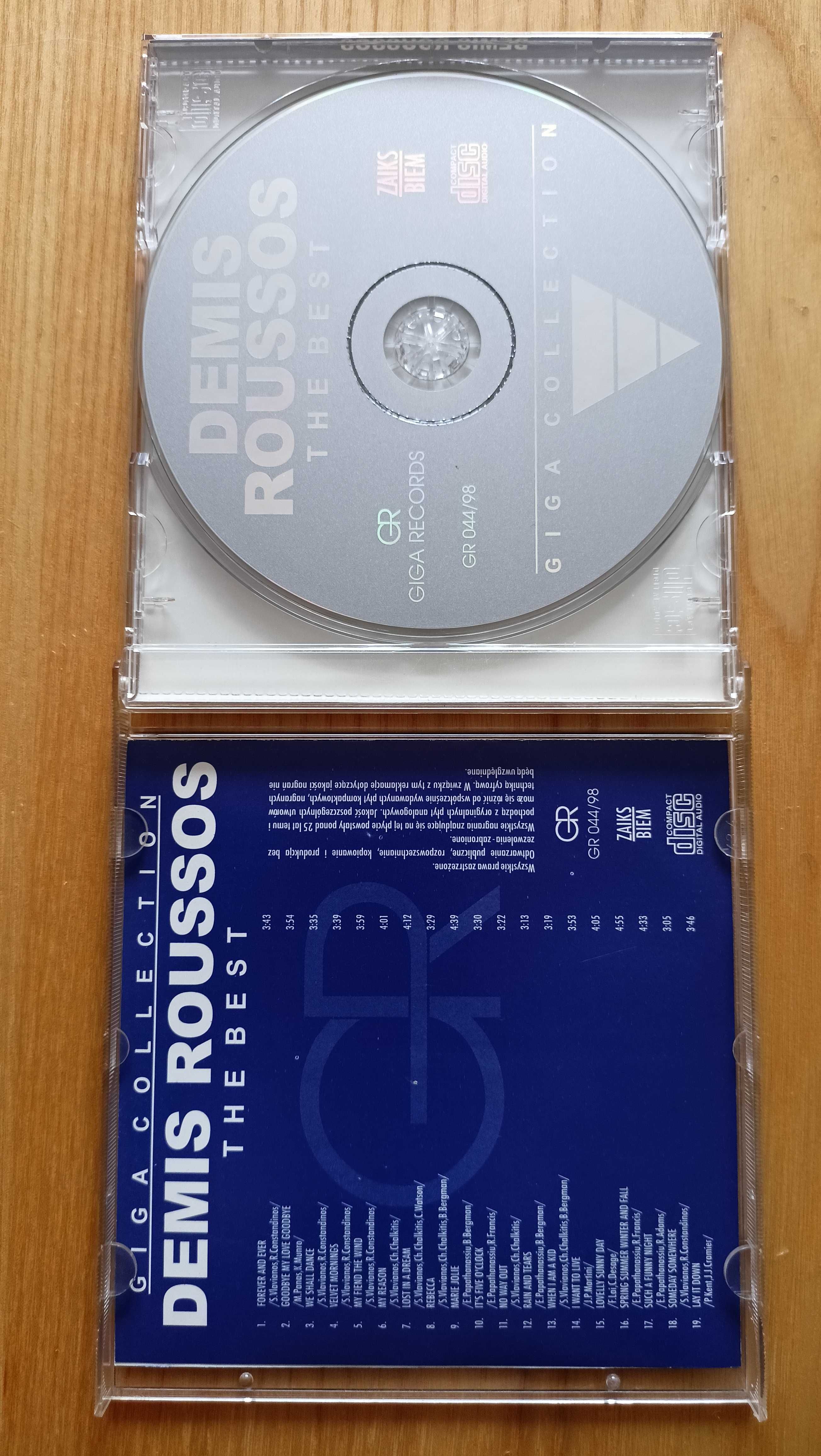 Demis Roussos na płycie CD