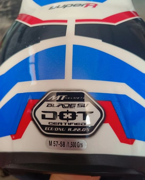 Capacete Helimets DOT superR em muito bom estado