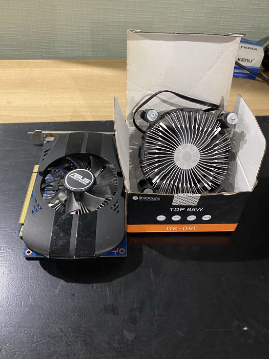 Продам видео карту и новый кулер !!описание!!