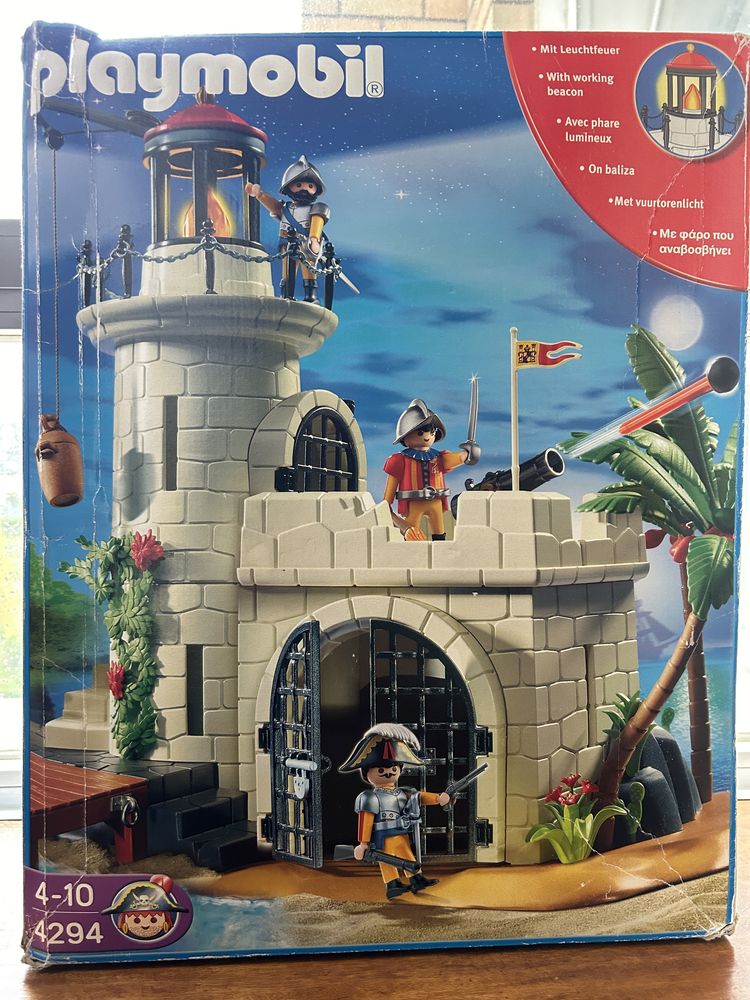 Playmobil forte com farol 4294 com oferta  4776 e 5285