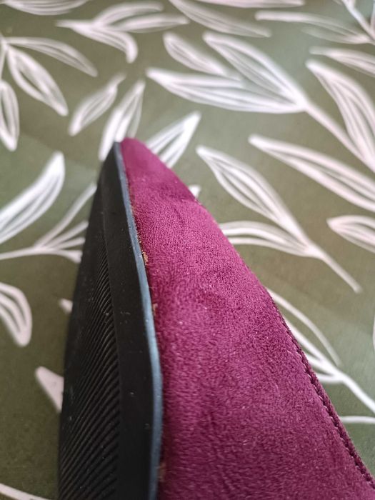 Bordowe szpilki 40 F&F