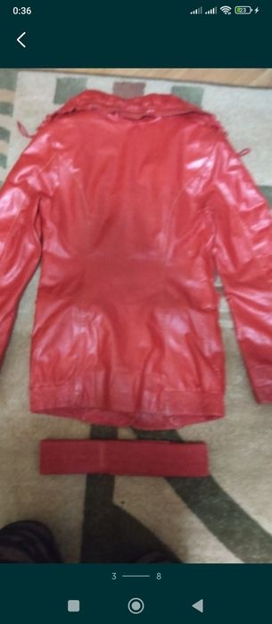 Женская кожаная курточка S.