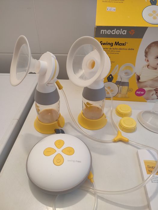Extrator de leite elétrico duplo Medela - Como novo!