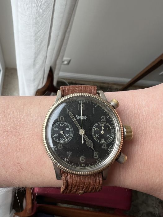 Hanhart ww2 zegarek wojskowy luftwaffe zamiana rolex omega iwc