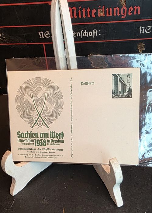 Pocztówka propagandową 3 Rzesza 1938