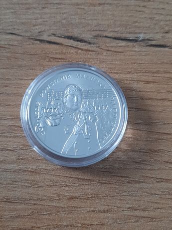 Moneta 10 zł 200 lecie Mazurka Dąbrowskiego