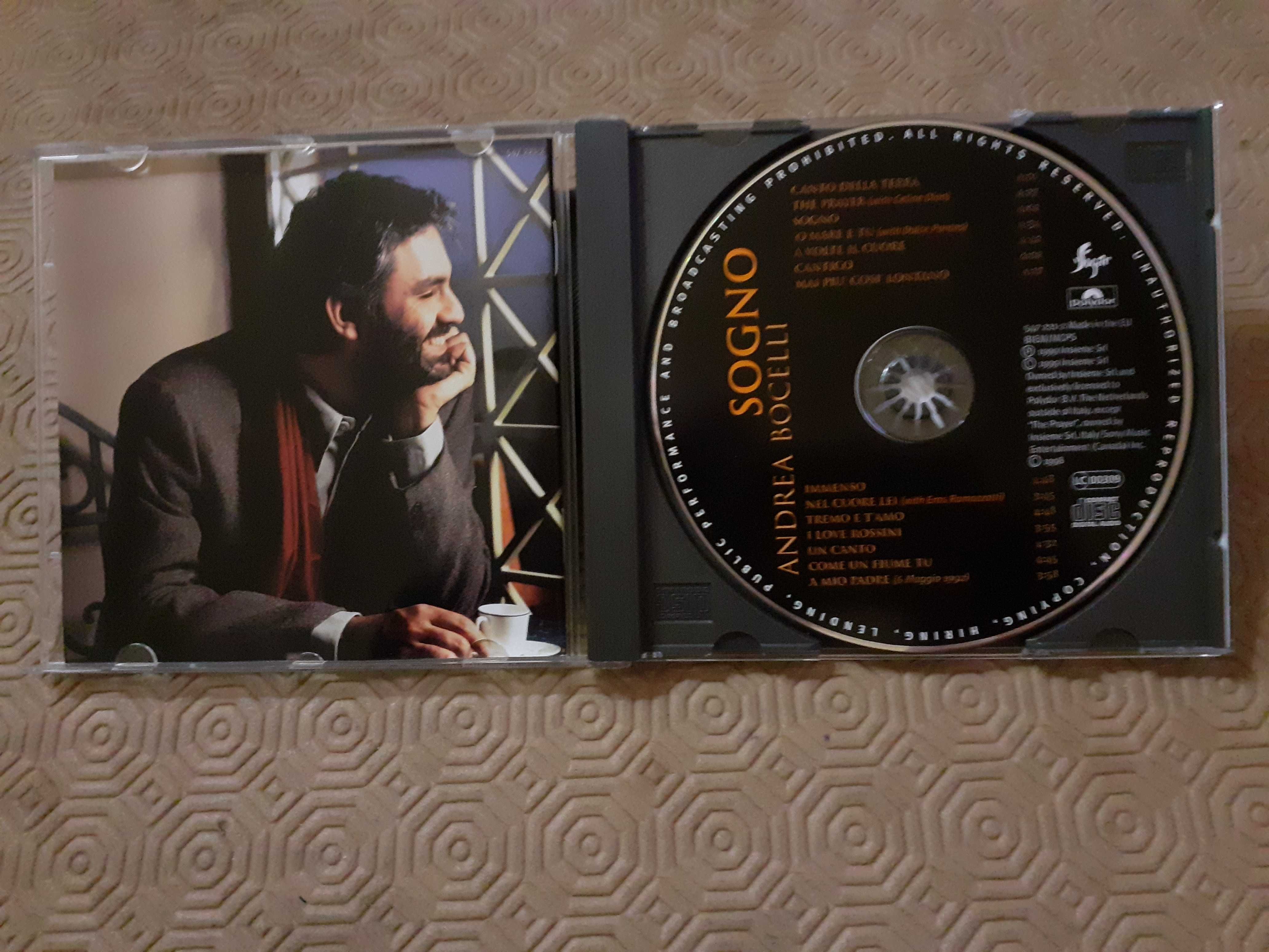 CD - Andrea Bocelli - Sogno - Whitney Houston  I´M Yuor Baby Tonight