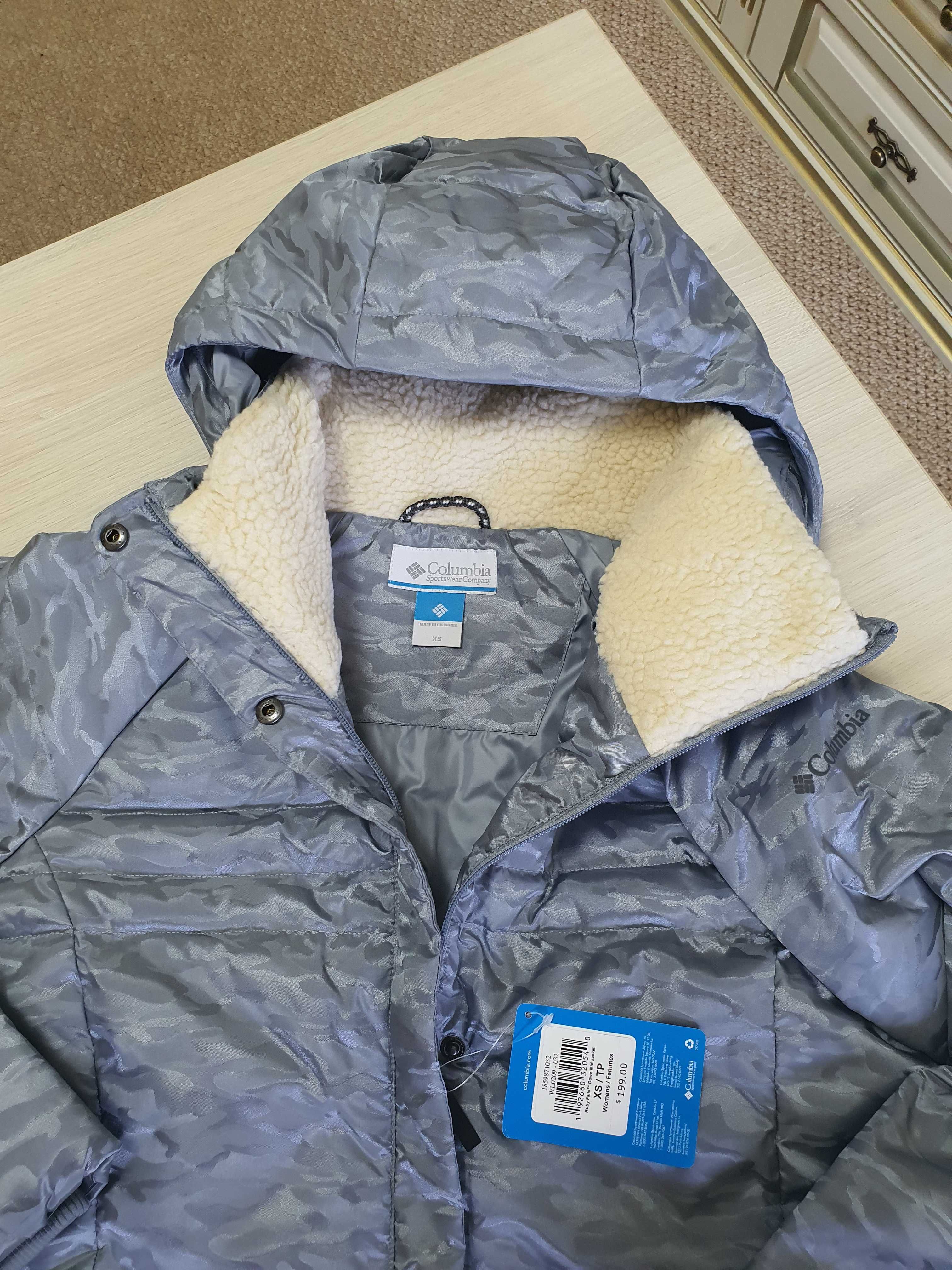 Зимнее новое пальто пуховик Columbia Ruby Falls Down Jacket XS