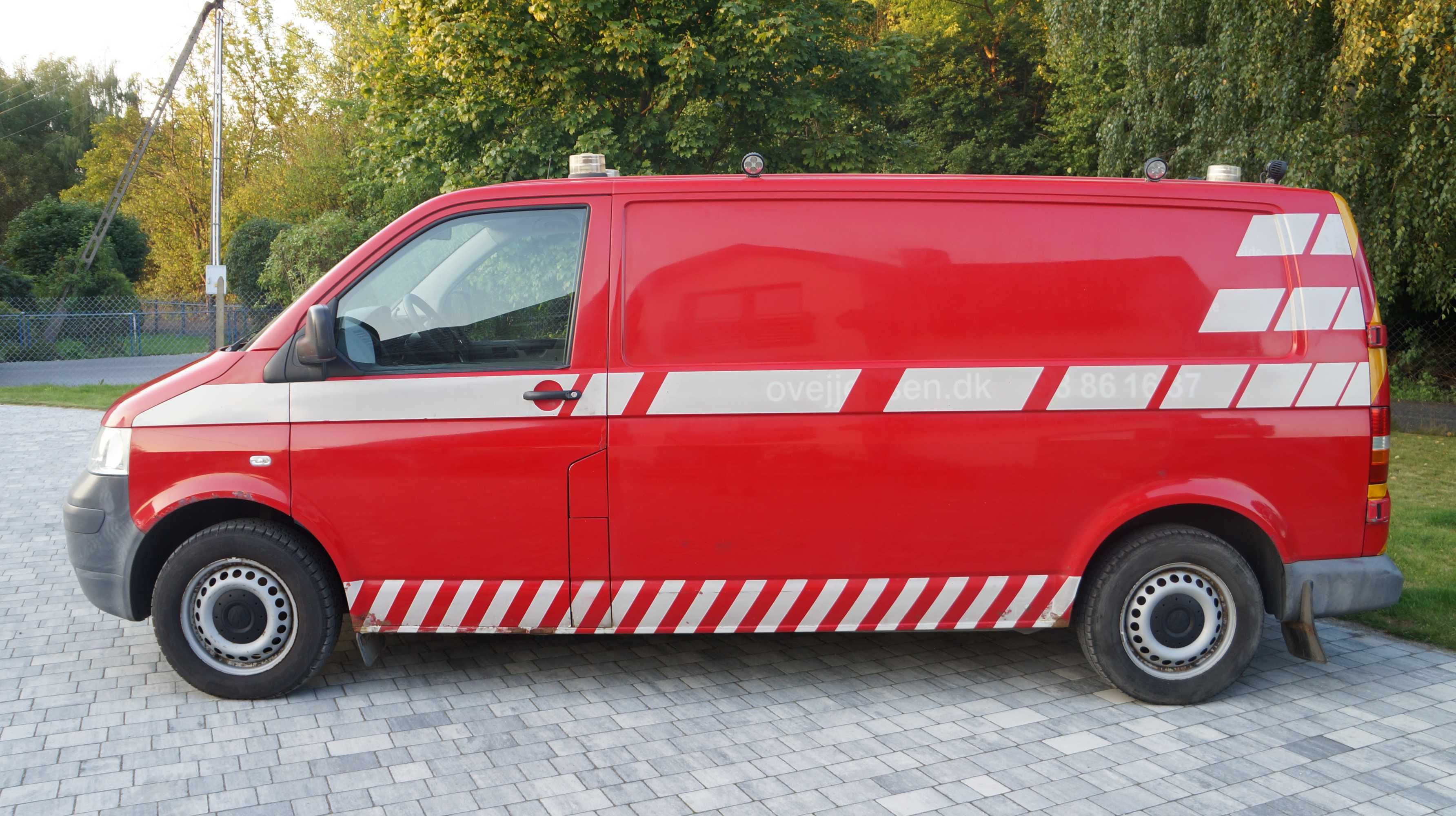 VW Transporter T5 4Motion Webasto Serwisowy dla Straży Pożarnej