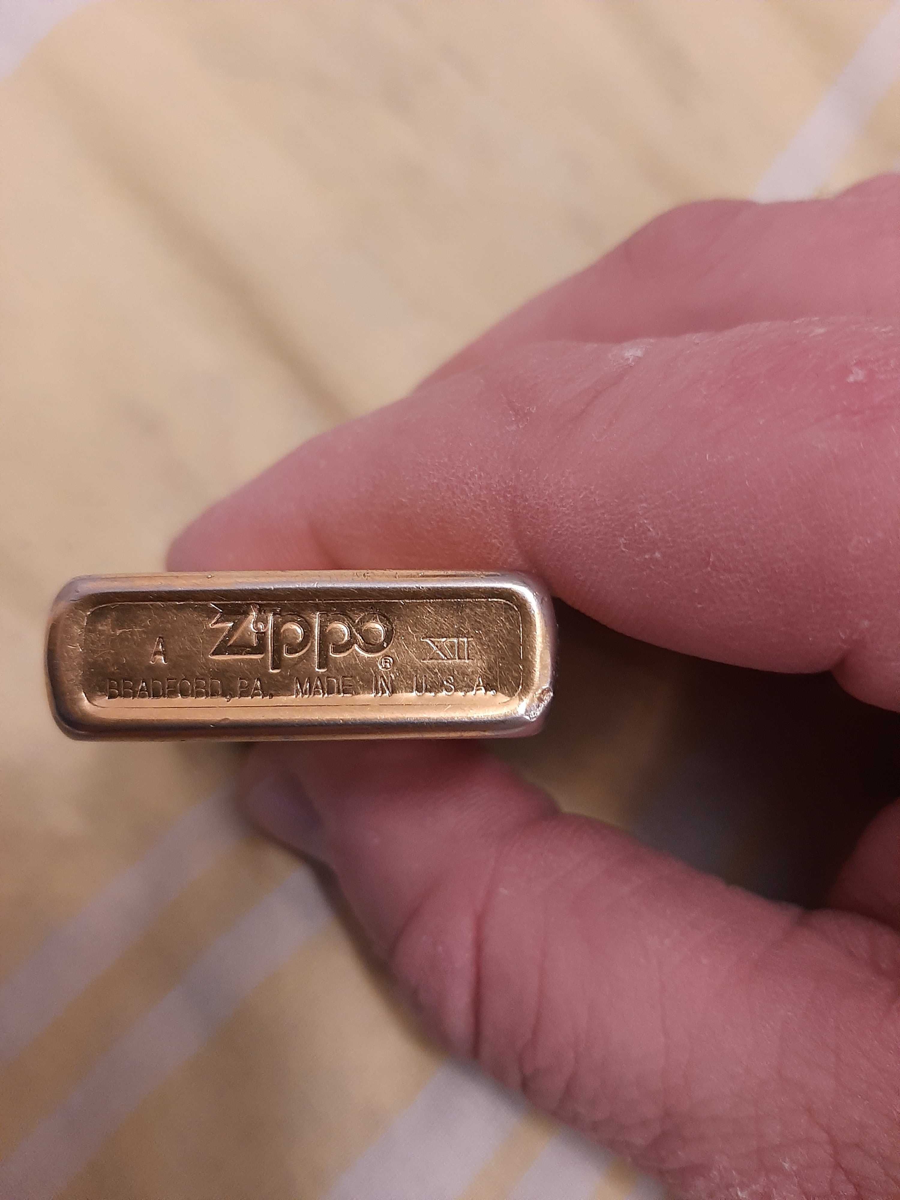 зажигалка ZIPPO позолоченная колекцеонная