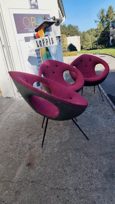 Fotel ufo prl vintage